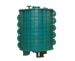 Enamel glass disc condenser