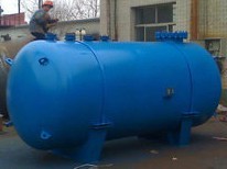 glass lined horizontal storage tank