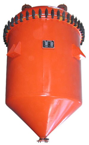 Enamel glass distillation tank